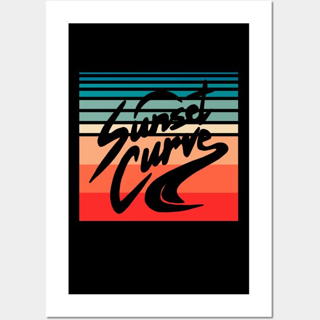 Julie And The Phantoms Sunset Curve Logo Wall Art by yazriltri_dsgn